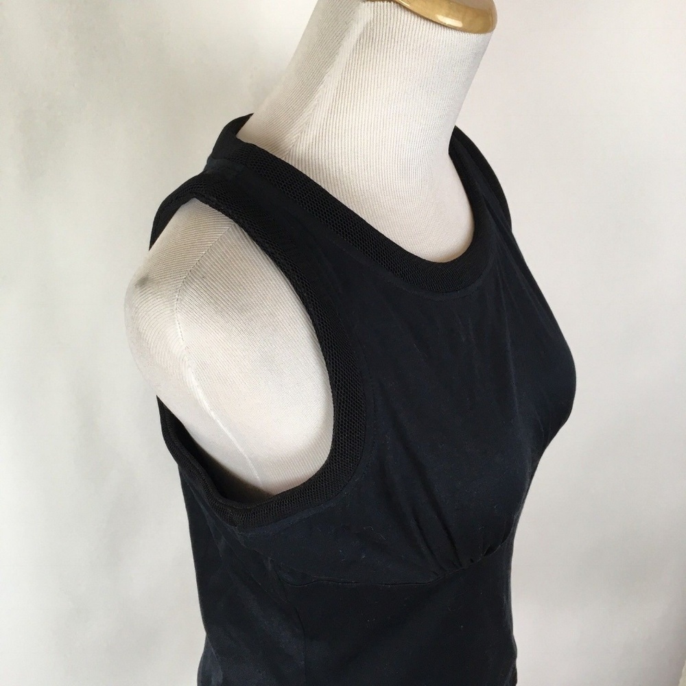 Fendi Black Tank Top Mesh Lined - Picture 7 of 7